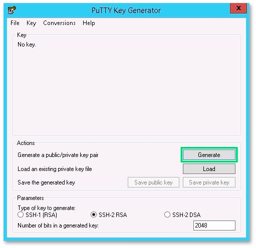 Ssh keygen to file
