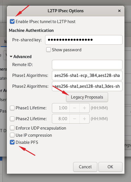 L2tp ipsec не подключается. Ключ l2tp. общий ключ. общий ключ ipsec что это.